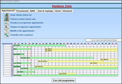 Programma Gestione Residence